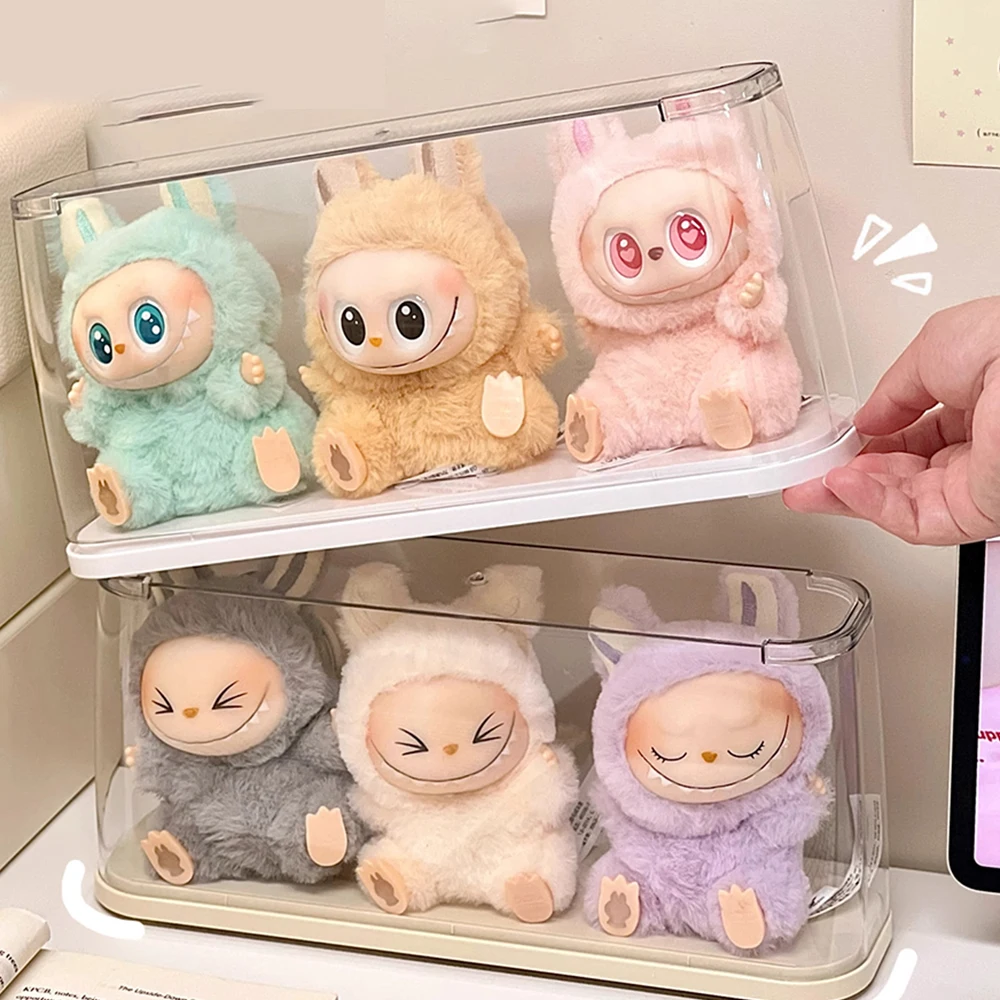 

Ящик для хранения фигурок, акриловая связующая коробка, стеллаж для выставки товаров для кукол, большая прозрачная кукла, демонстрирующая украшение шкафа, коллекция игрушек