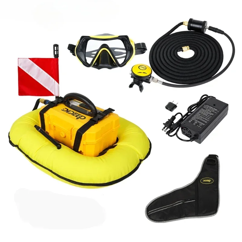 

New Upgrade Portable Scuba Diving Air Compressor Underwater Breathing Ventilator