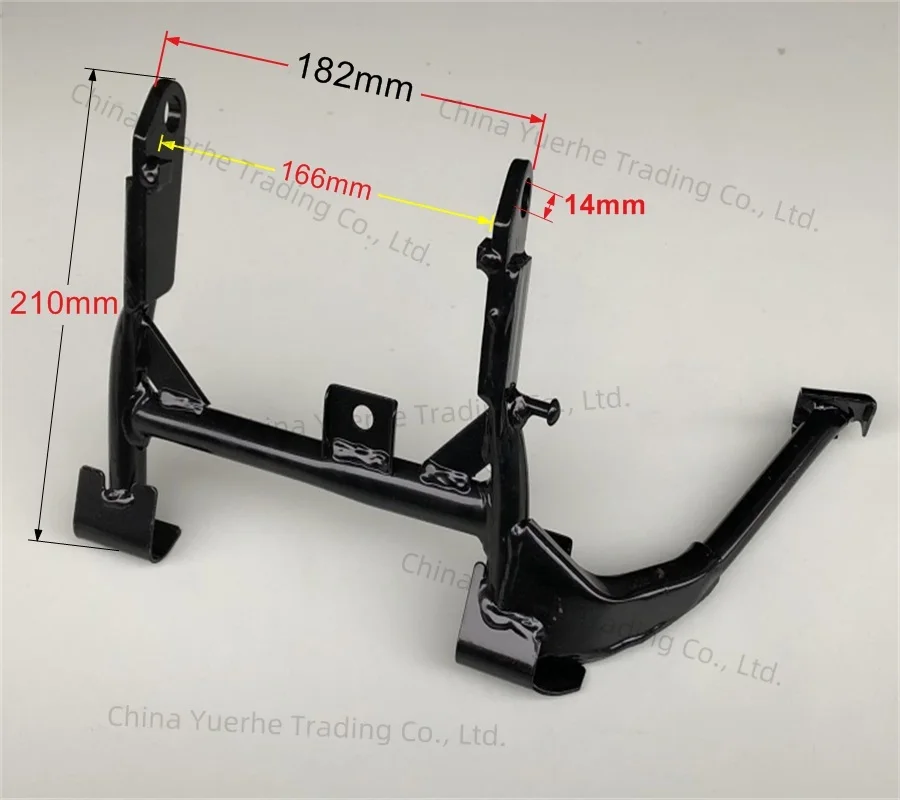 

Motorcycle Middle Kickstand Bracket Pillar Center Central Parking Stand Holder Support For Suzuki AN125 AN150 AN 125 HJ125T-7