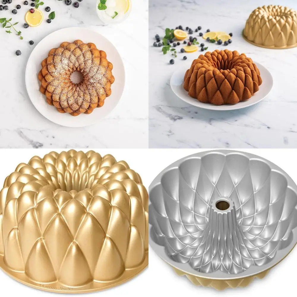 

Позолоченная форма для торта KaleidoBundt на 10 чашек
