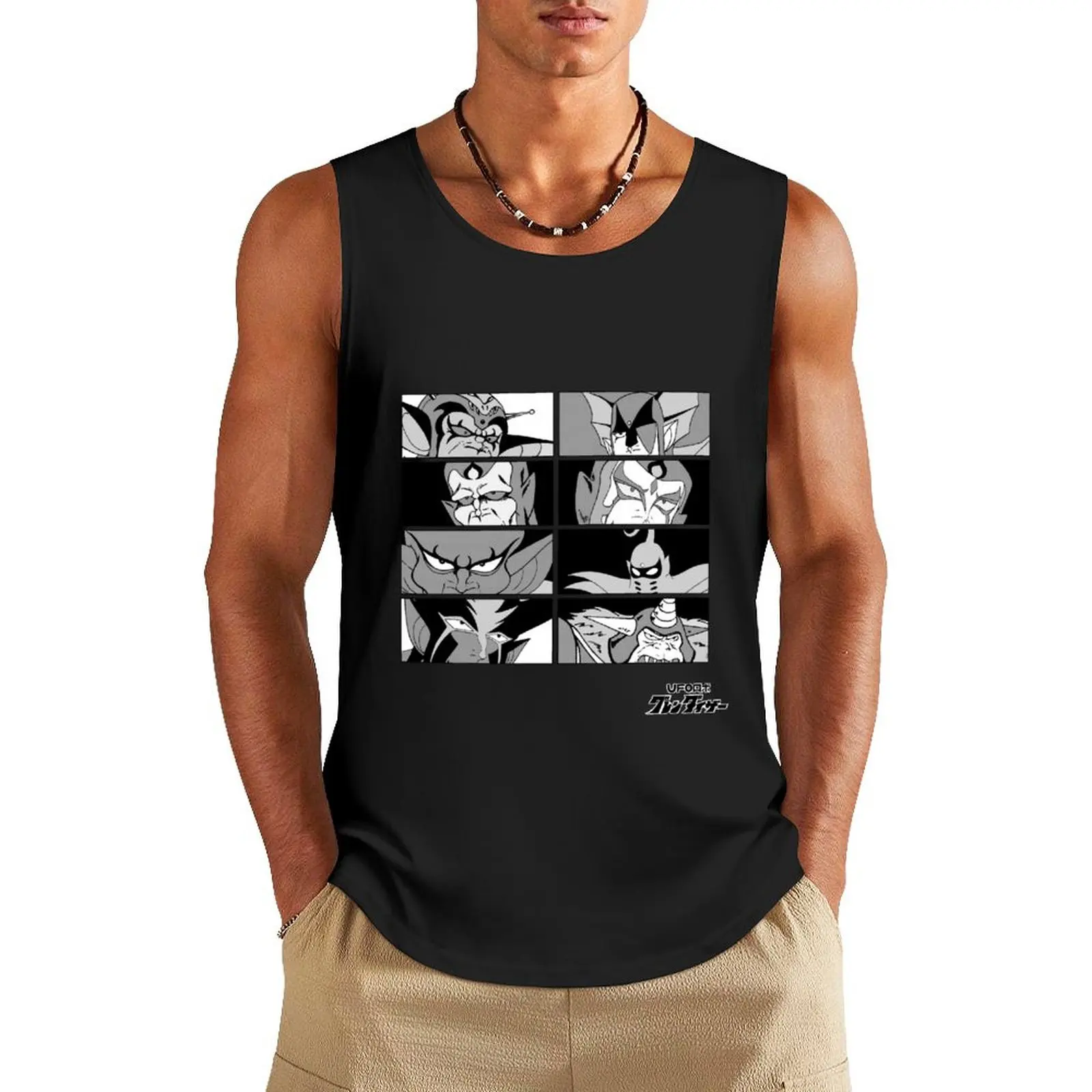 

Grendizer - evil guys (Vega) Tank Top Men's summer vest anime clothes