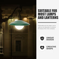 vintage Outdoor Street Lamp Cover waterproof Garden Light Shade durable Enamel Light Cover Pendant LampShade multiuse home decor