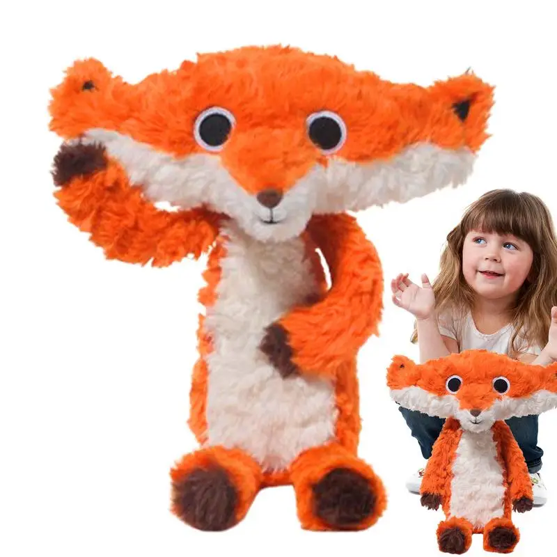 ตุ๊กตา Fox Plush ของเล่น Funny Fox ตุ๊กตา Plushie ของเล่นสะสม Cuddly ตุ๊กตาสัตว์น่ารัก Fox Cuddly กอดหมอน