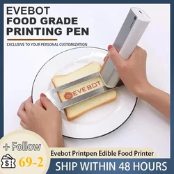 Evebot Printpen Handheld Portable Mini Coffee PrintPen Latte Art Macaron Cookie DIY Design Printer Bluetooth 4.2