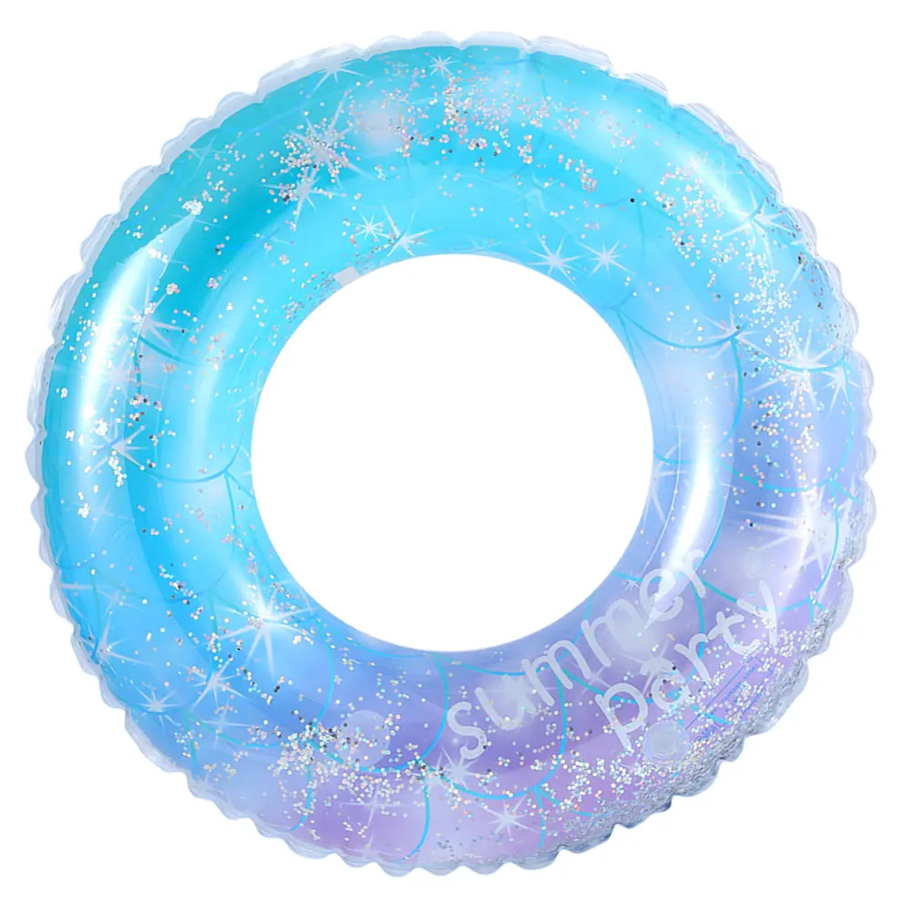 

Adult Swim Pvc Inflatable Waterproof Swimming For Pool Beach Party Cartoon Floating Ring Colorful Environmental Friendly