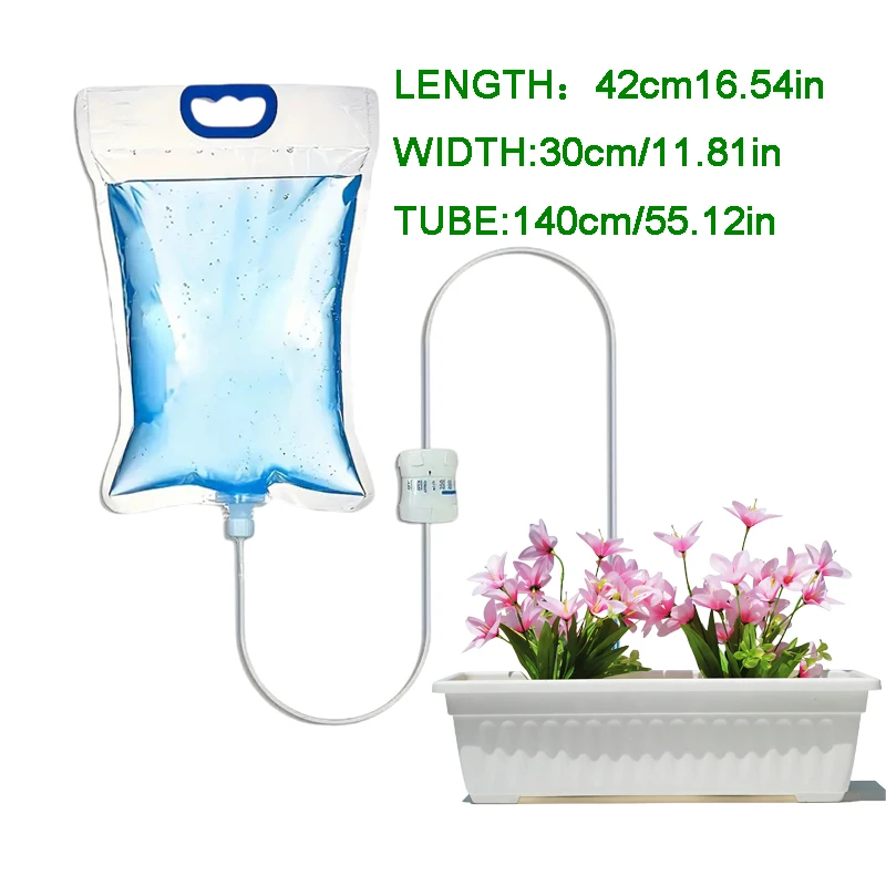 Large-Capacity Automatic Watering Drip Irrigation Bag, Adjustable Water Flow, Plant Care & Gardening Irrigation Supplies