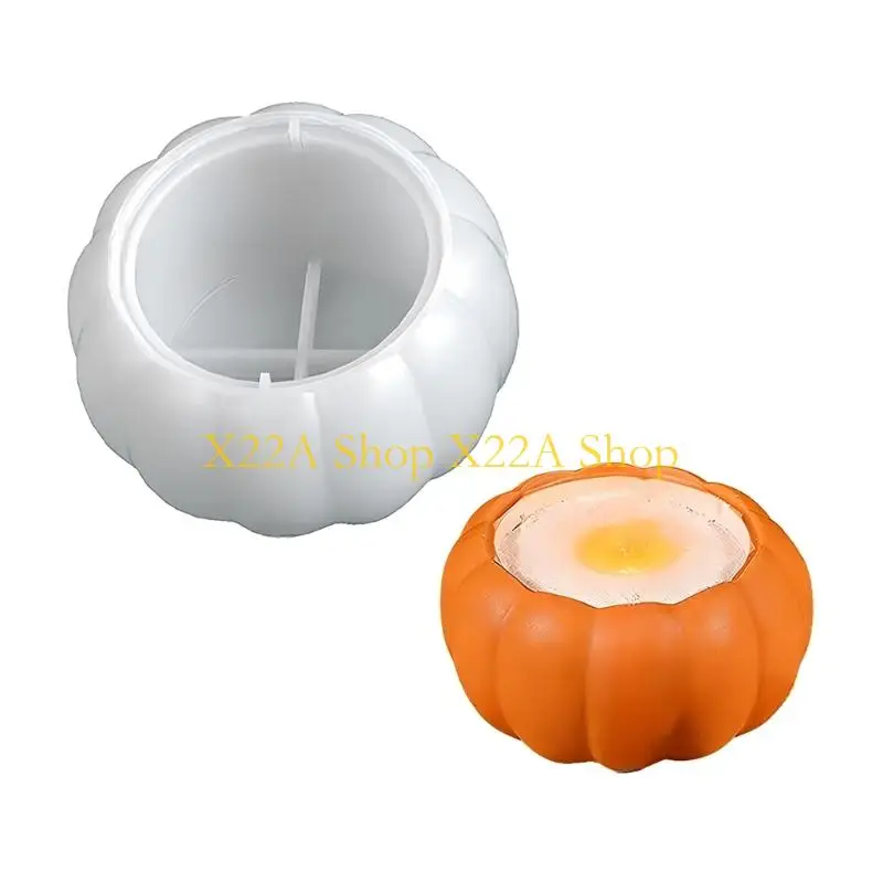 Unique Pumpkin Box Mould Silicone Mold for Creating Jewelry Storage Containe