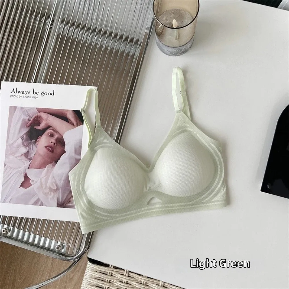 Bequemer Beauty-Back-BH für Damen, tiefer V-Ausschnitt, Push-up-BH, Anti-Sagging, dünn, atmungsaktiv, kabelloses Bralette für kleine Brüste – Detail 10