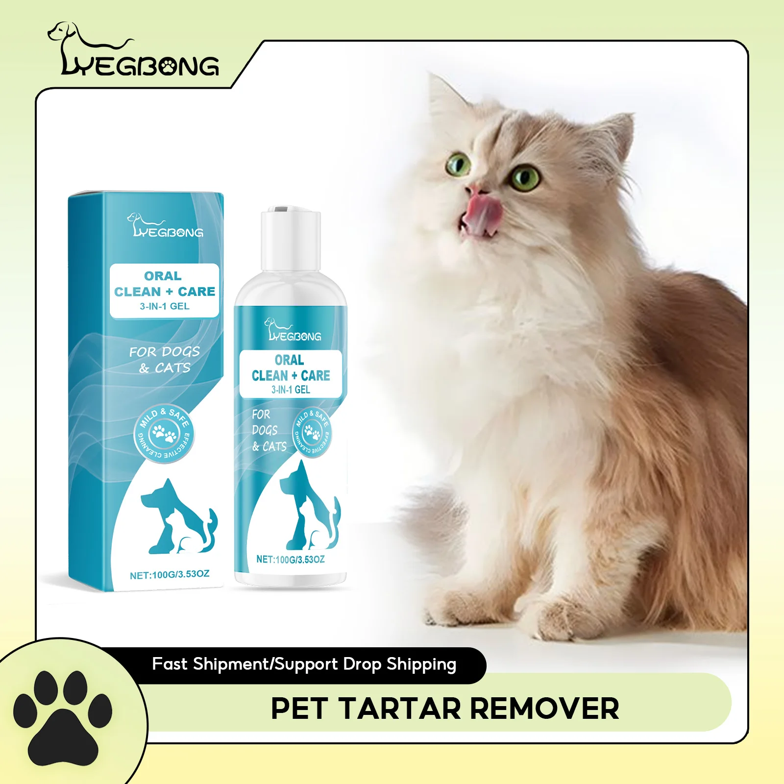 

Pet Tartar Remover Cats Dogs Tartar Remover Teeth Stones Scraper Reduces Plaque Support Healthy Gums Pet Breath Freshener Gel