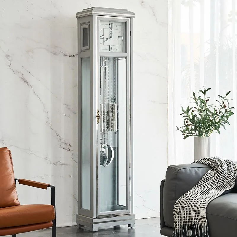 

Living room floor clock light luxury modern home simple new seat noble Chinese seat pendulum