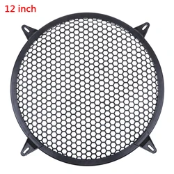 6''/8''/10''/12'' Black Plastic Car Audio Speaker Sub Woofer Grille Guard Protector Cover Mesh Round Car Subwoofer Speaker Cover