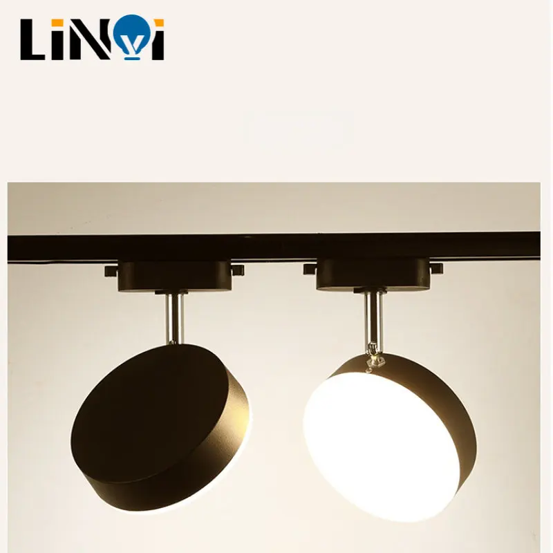 

LED Floodlight Track Modern Simple Lighting Systems Cob Industrial Track Rail Lamp Room Lamp Home Corridor Shop Kitchen Lighting