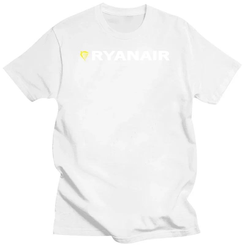 Ryanair logo T Shirt Ryanair airline T Shirt Aviation T Shirt heavyweight fashion Round Neck manga vintage anime clothes style