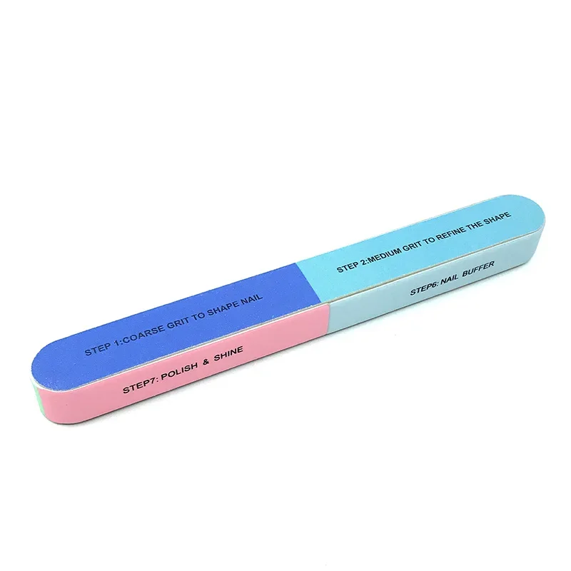 1pc 7-sided Polished Sanding Strip,Colorful Edging Sponge Block for Model Making DIY 150#-3000#