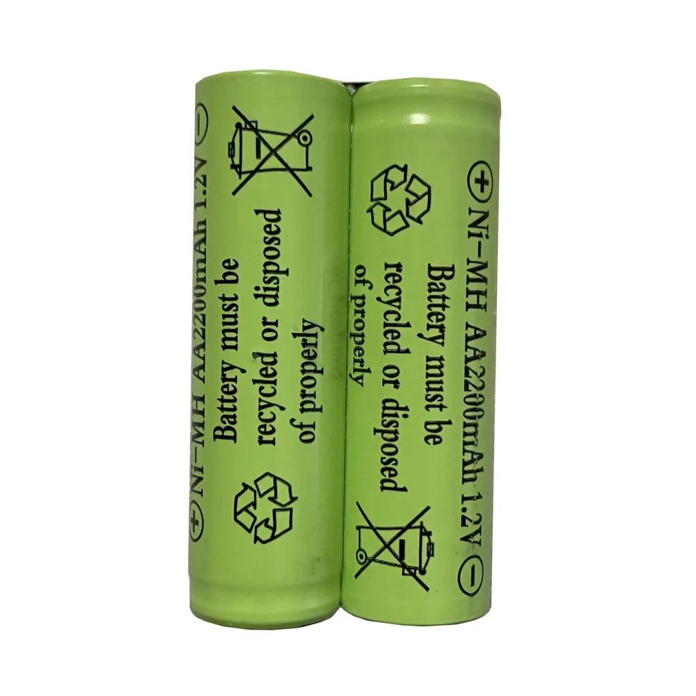 Ni-MH аккумулятор AA 2,4 В, 2200 мАч, сделай сам, для Water_pik Water flossaer WP-450 GP130AAHE2B1H, триммер для бараба, бритва
