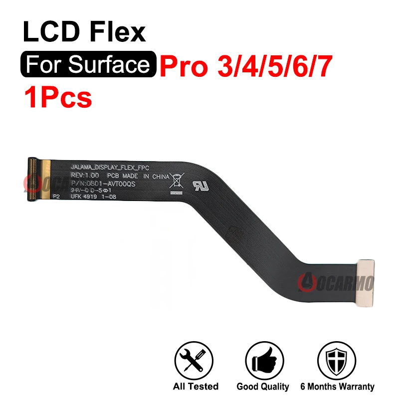 1Pcs LCD Screen Connection Flex Cable Connector Replacement Parts For For Microsoft Surface Pro 7 6 5 4 3 Pro5 Pro4 Pro8