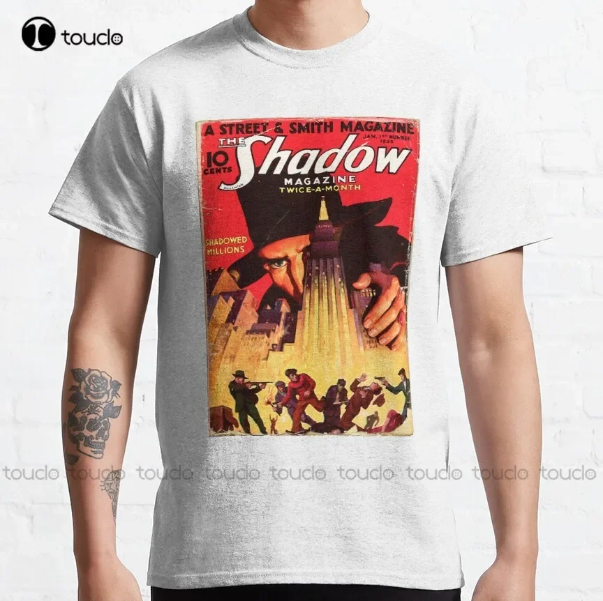 The Shadow – Shadowed Millions – Vintage Retro Pulp Fiction Classic T-Shirt Cotton Shirts For Women Men Xs-5Xl Size Retro
