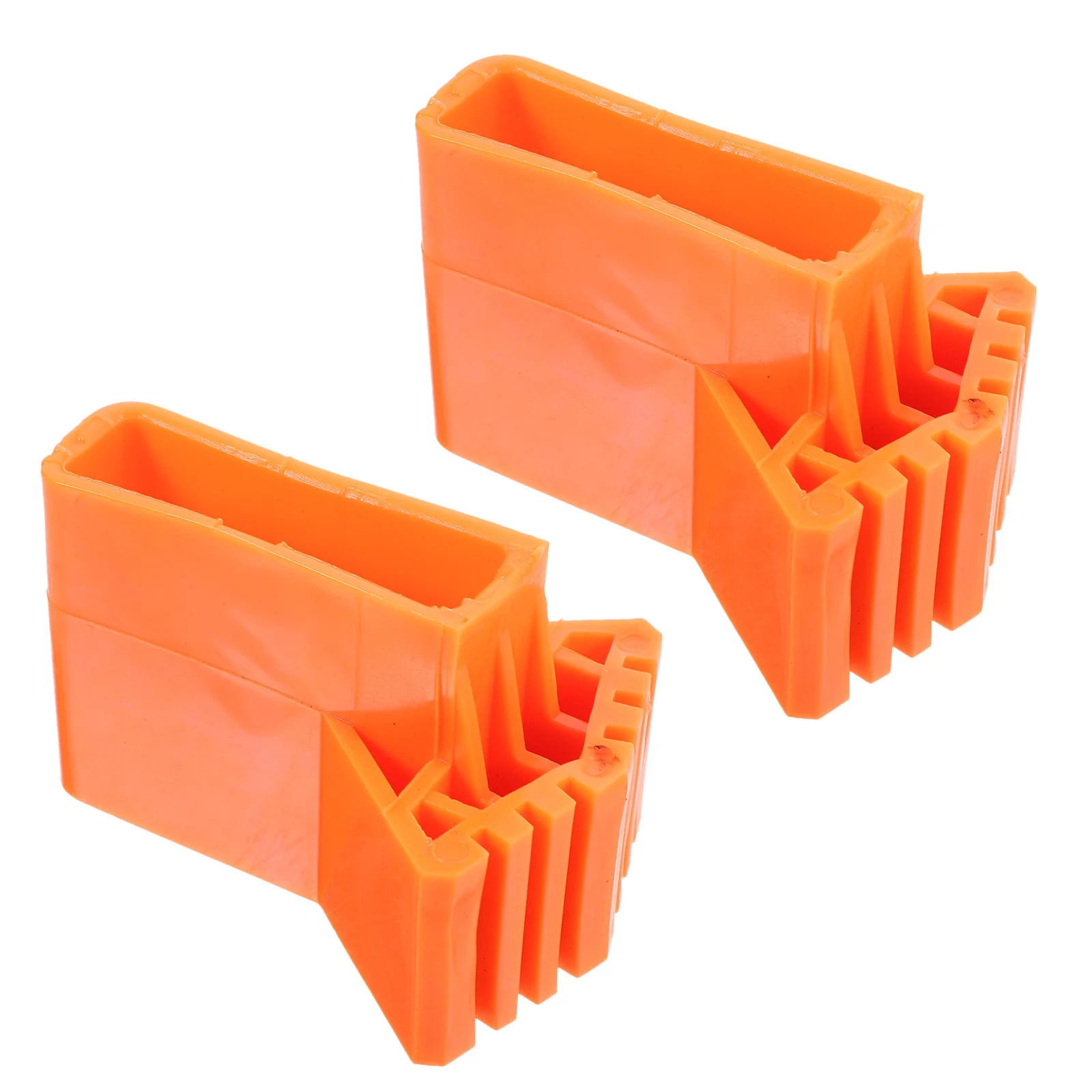 2 قطعة منصات القدم سلم البرتقال البلاستيك استبدال المضادة للانزلاق الساق قبعات ل تمديد للطي سلالم استقرار حماية البناء #2