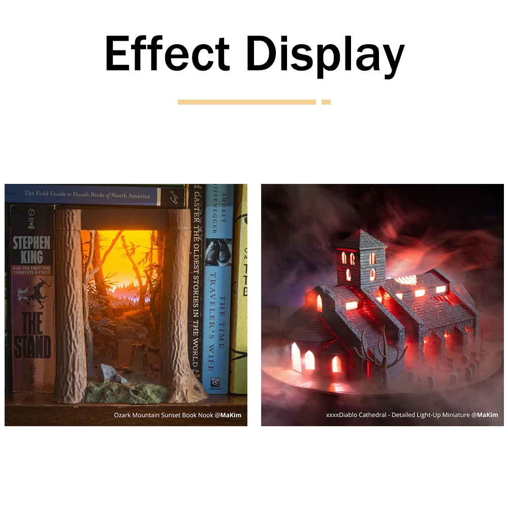 For Bambu Lab Lithophane Led Panel CMYK LED Backlight Board PLA Basic CMYK Lithophane Bundle 3D Printing Lithophane Photo