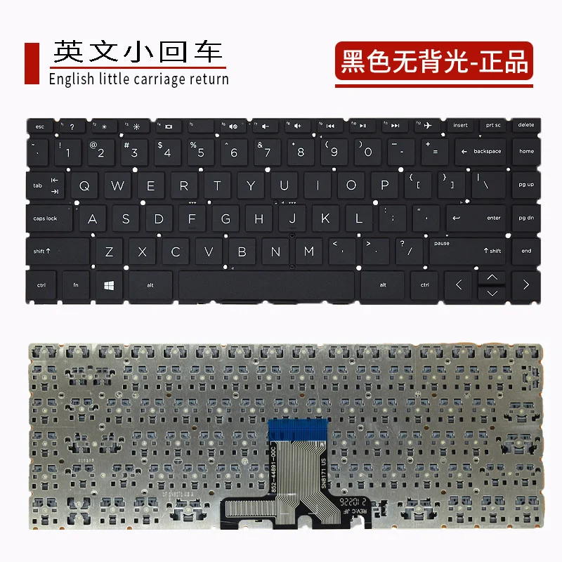 For HP 14S-DR 14S-FR 14-DQ-FQ 14-DH keyboard TPN-Q221 Q242 W139