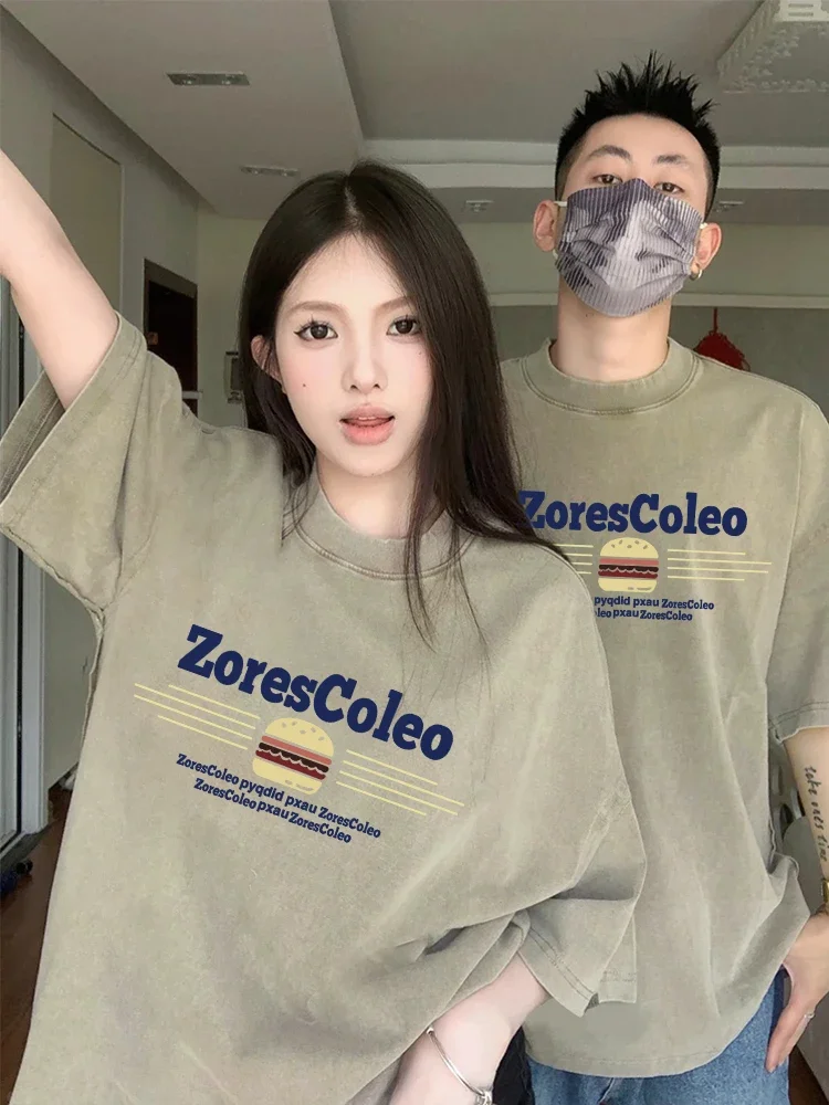 Lovers Couple T Women Men Newest Valentines Gift Printing Couple Summer Matching Clothes for Lovershirt graphic t shirts y2k top