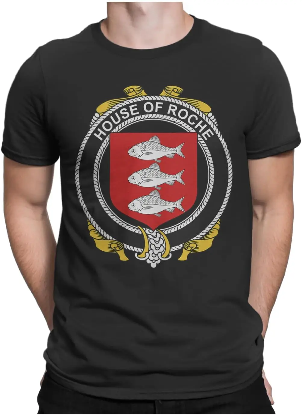 Men's Irish House Heraldry Roche T-Shirt