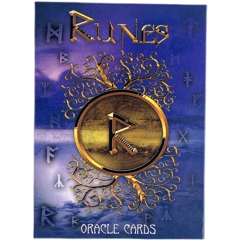 Cartas de oráculo de runas, Tarot de 44 piezas, juego de mesa de adivinación de Prophecy de fiesta familiar, juego de mesa de póker