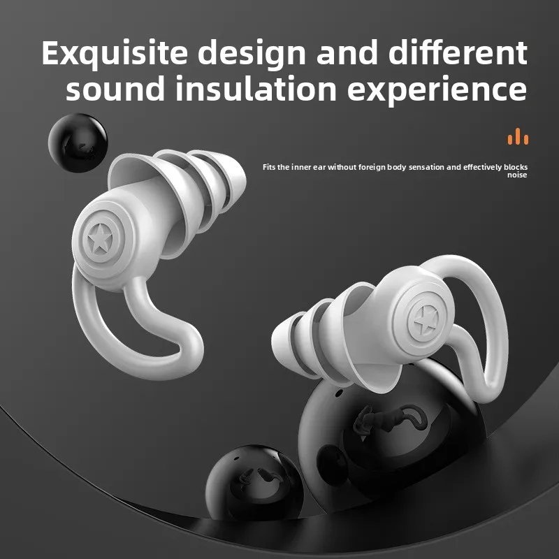 

Swimming earplugs, sleeping muffler earplugs Professional anti-snoring noise reduction earplugs Dormitory waterproof and silent