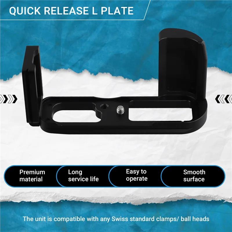 ABJG-placa L de liberación rápida/soporte Base de agarre de mano para cámara Fujifilm Fuji X100f X100f X100f cabeza de bola