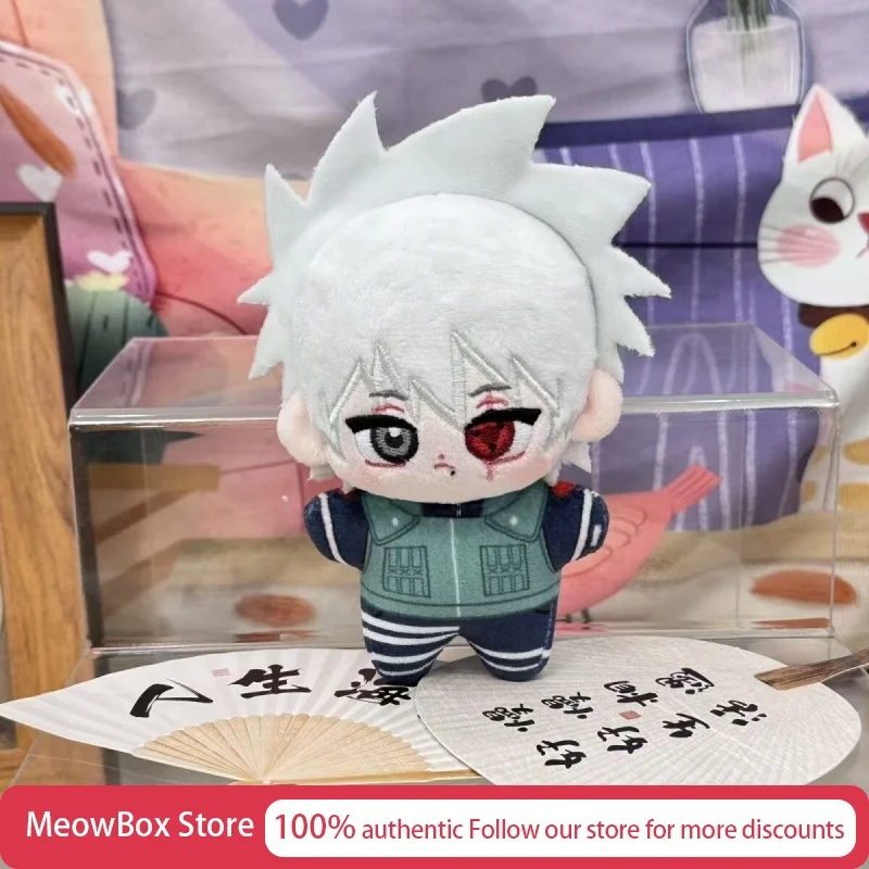 

10cm Naruto Plush Doll Pendant Cartoon Sasuke Kakashi Mini Doll Kawaii Keychain Bag Decoration Collection Boy Girl Gif Anime