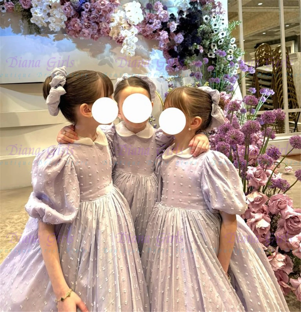 Lovely Communion Exquisite Appliqué Quality Flower Girl Dress Little Princess Wedding Evening Ball Kids Birthday Party Gowns image 2