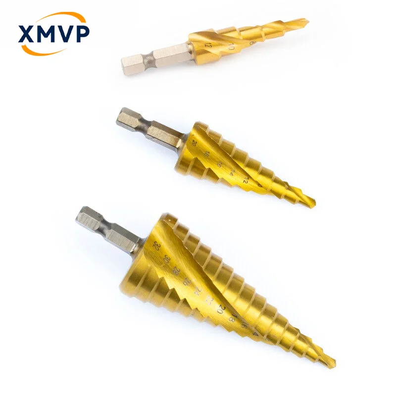 Universal Tower Drill Bit, Hole Drilling Cone-shaped Step Expansion Drill Bit, High-speed Steel (HSS) Hole Opening