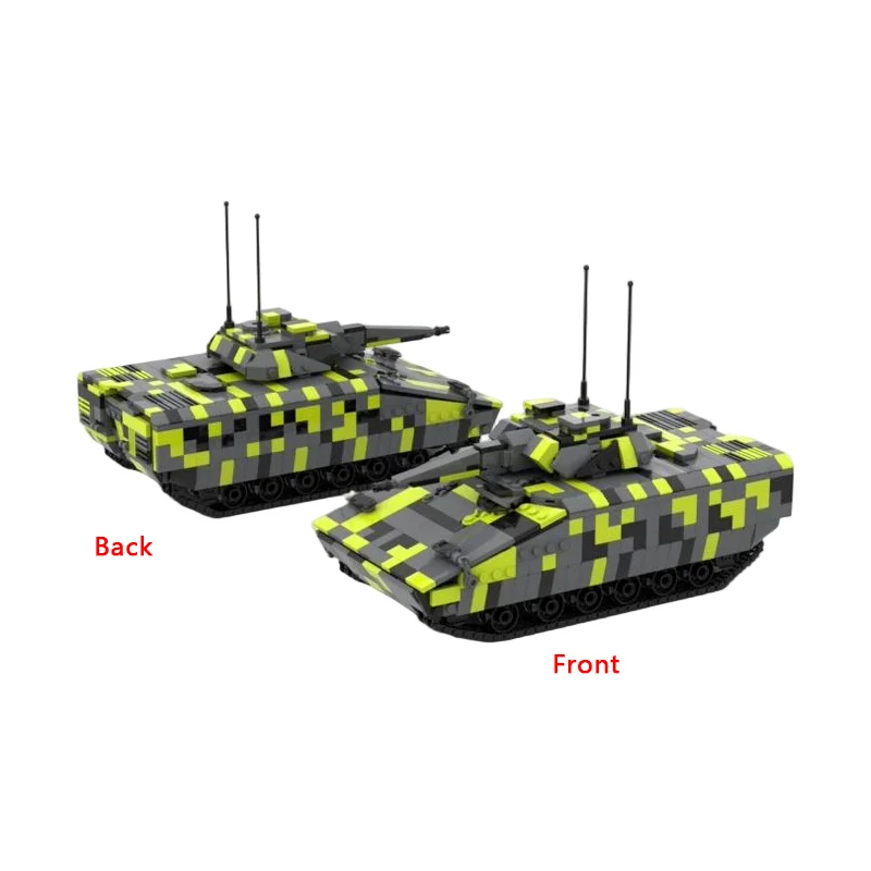 QWERT KF-41 Infantry Fighting Vehicle Model MOC Building Bricks War Equipment Modular Technology Gifts Assemble Children Toys