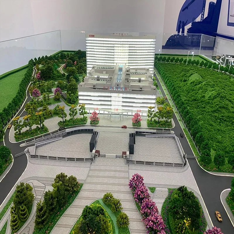 Creative DIY Miniatures Handmade ของเล่นบล็อกอาคารชุดสําหรับสถานีตํารวจชุดประกอบชุด