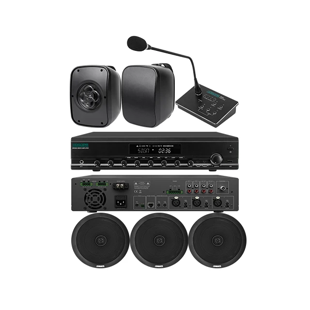 Public Address Remote Control Mixer Amplifier Pa System