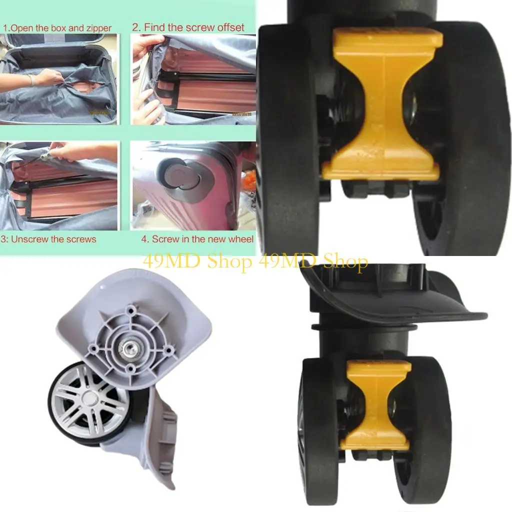 

49MD 1 pair A19 DIY Replacement Repair Accessories for Trolley Suitcase