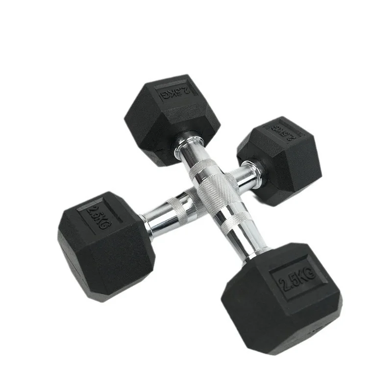 hexagonal-cast-iron-rubber-coated-dumbbells-full-set-for-home-commercial-gym-fitness-equipment-unisexpromote-sales