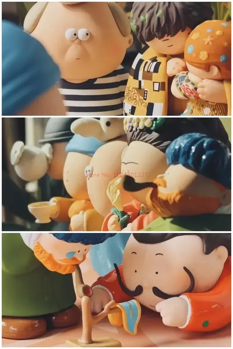 애니메이션 위대한 아티스트 시리즈 만화 주변 인물 모델 차고 키트 귀여운 인형 크리 에이 티브 데스크탑 장식 장식품 선물