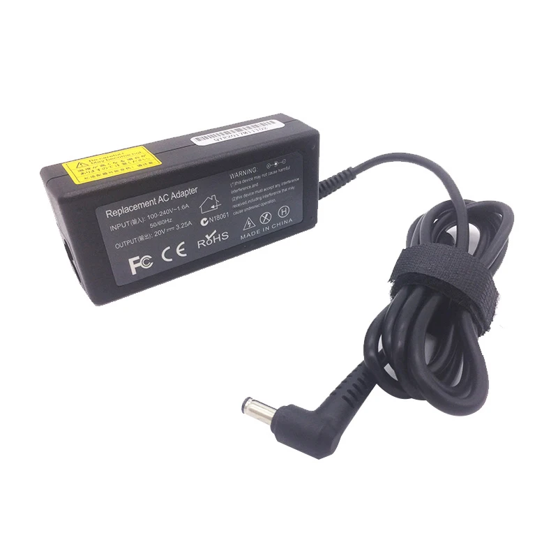 20V 3.25A 65W 5.5*2.5MM Laptop Charger For Lenovo U130 U350 U310 U410 U430 U450 Y430 Y460 Z360 G230 G430 G360 Notebook Adapter