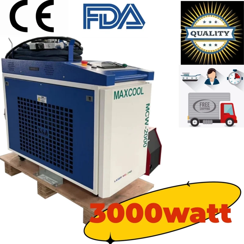 

2kw Stainless Steel Carbon Steel Aluminum Brass Lazer Soldering Machine CNC 4-IN-1 3-IN-1 Laser Metal Cleaning Welding Machine