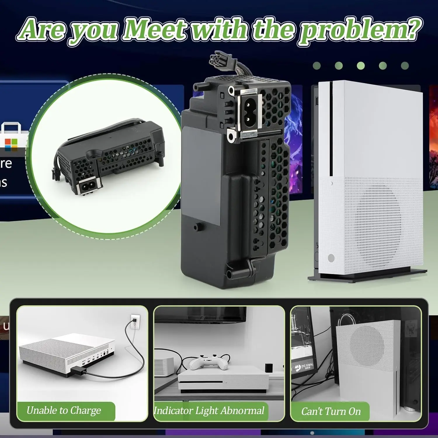 

НОВЫЙ Оригинальный/ОЕМ блок питания/адаптер переменного тока для Xbox One S (Slim) PA-1131-13MX / N15-120P1A, запасные части, игровые аксессуары