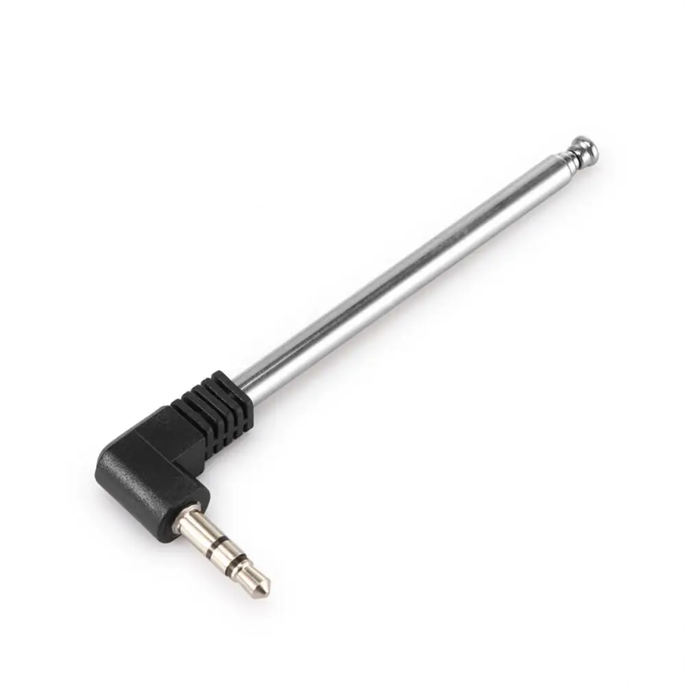 Portable Mini 3.5mm Connector Telescopic FM Radio Antenna for Car Mobile Phone