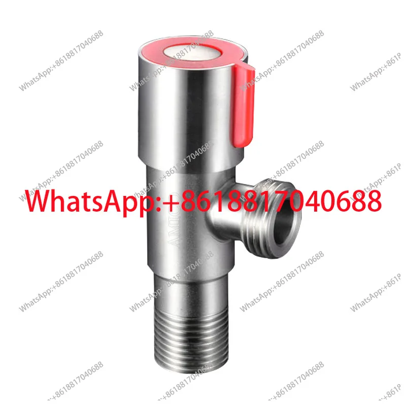 Household toilet water heater hot and cold water stainless steel triangle valve 304 thickened