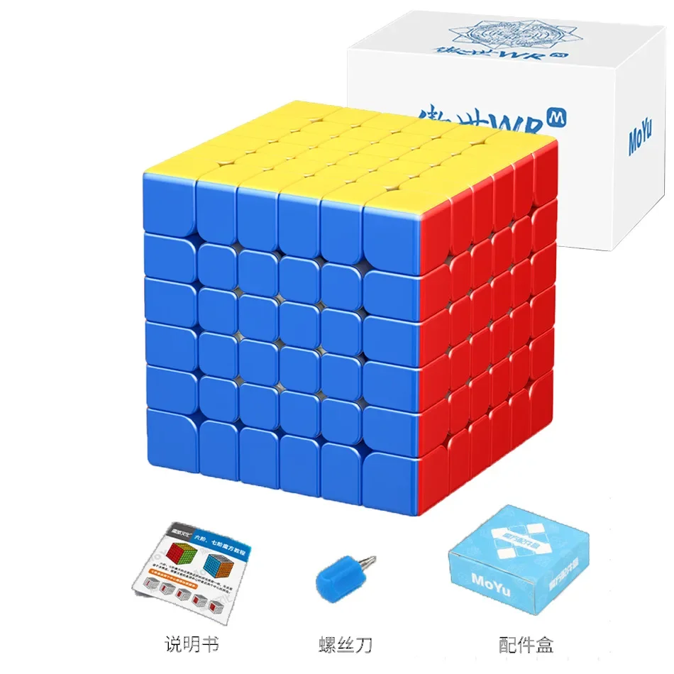 [Picube] MoYu AoShi WRM 6X6 Magnetische 6X6X6 Magic Speed Cube Stickerloze Professionele Fidget Speelgoed AoShi WR M Cubo Magico Puzzel