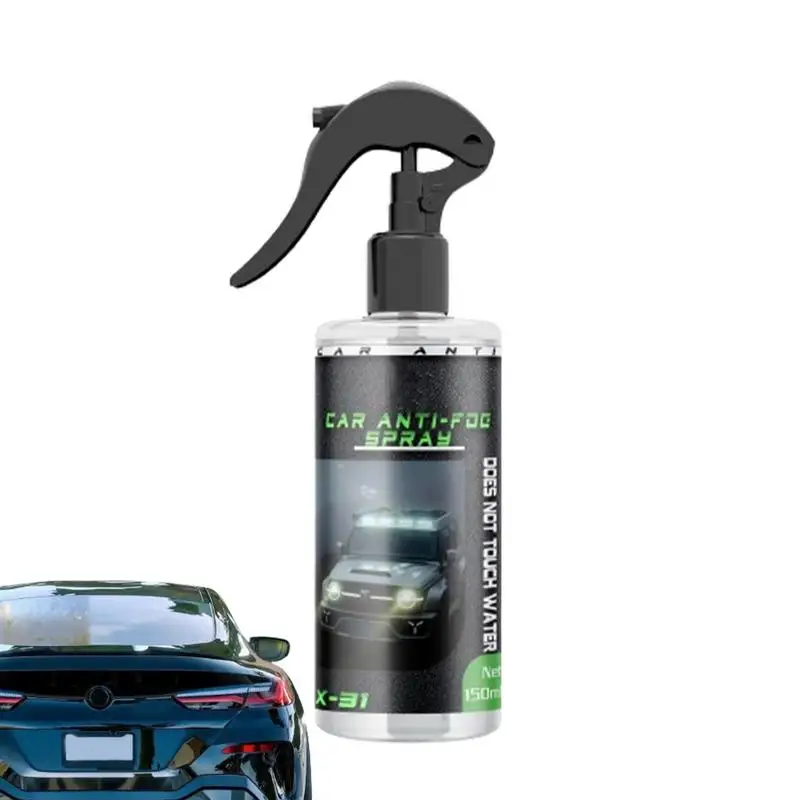 Glass Defogger Spray For Car Glass Coating Agent 150ml Instant Long Lasting Anti Fog Car Window Spray For Auto's Windows &