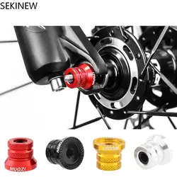 1Pair Aluminium Alloy Bike Hub Nut High Strength Lightweight Bicycle Axle Nut Corrosion Prevention Rust Prevention