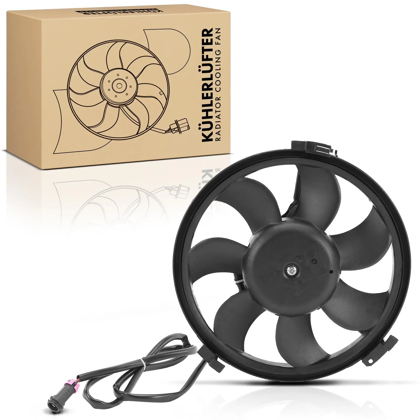 Frankberg 1x motorventilator voor VW Passat 3B Audi A4 B5 A6 C5 A8 1.6L-4.2L 8G0959455 8D0959455B