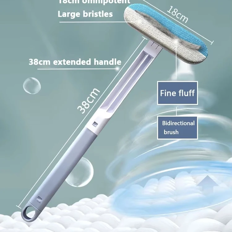 

Multifunctional Hair Remover Brush Long Handle Window Cleaning Fur Tool Manual