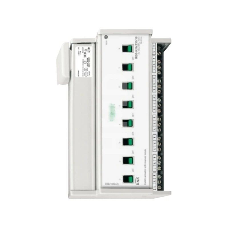 MTN647893 KNX Switch Actuator 8-Channel 16A 230V DIN Rail Light Grey