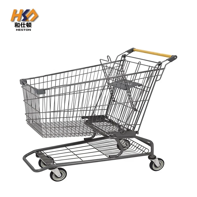 2023 Hot Sale Supermarket Shopping Trolley Truck  Portable Folding Shopping Truck